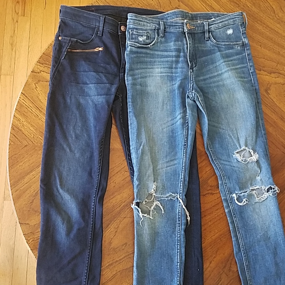 SOLD.  2 Pair of H&M Jeans  Girls size 13 /  14